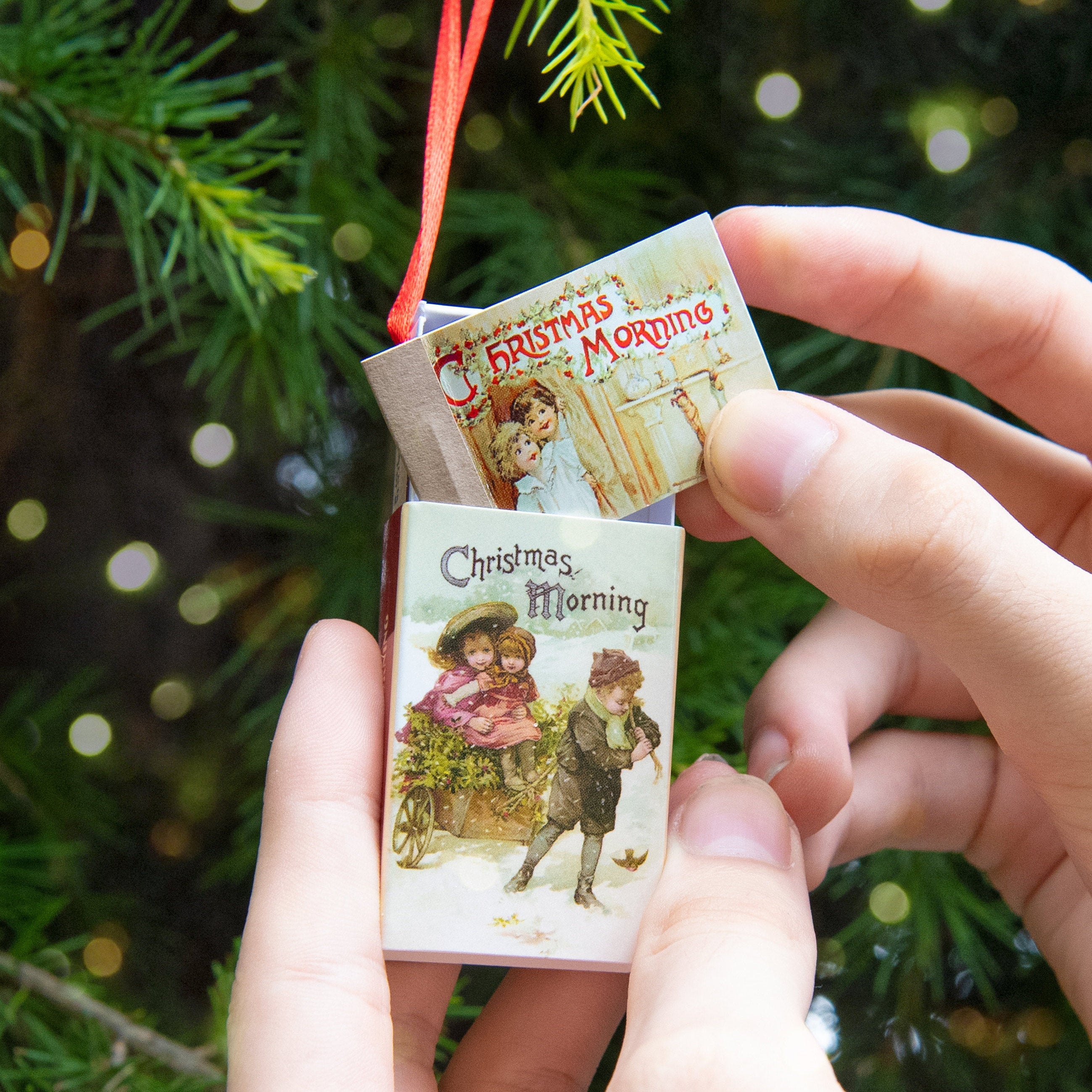 Tree Decoration Christmas Morning Victorian Poem