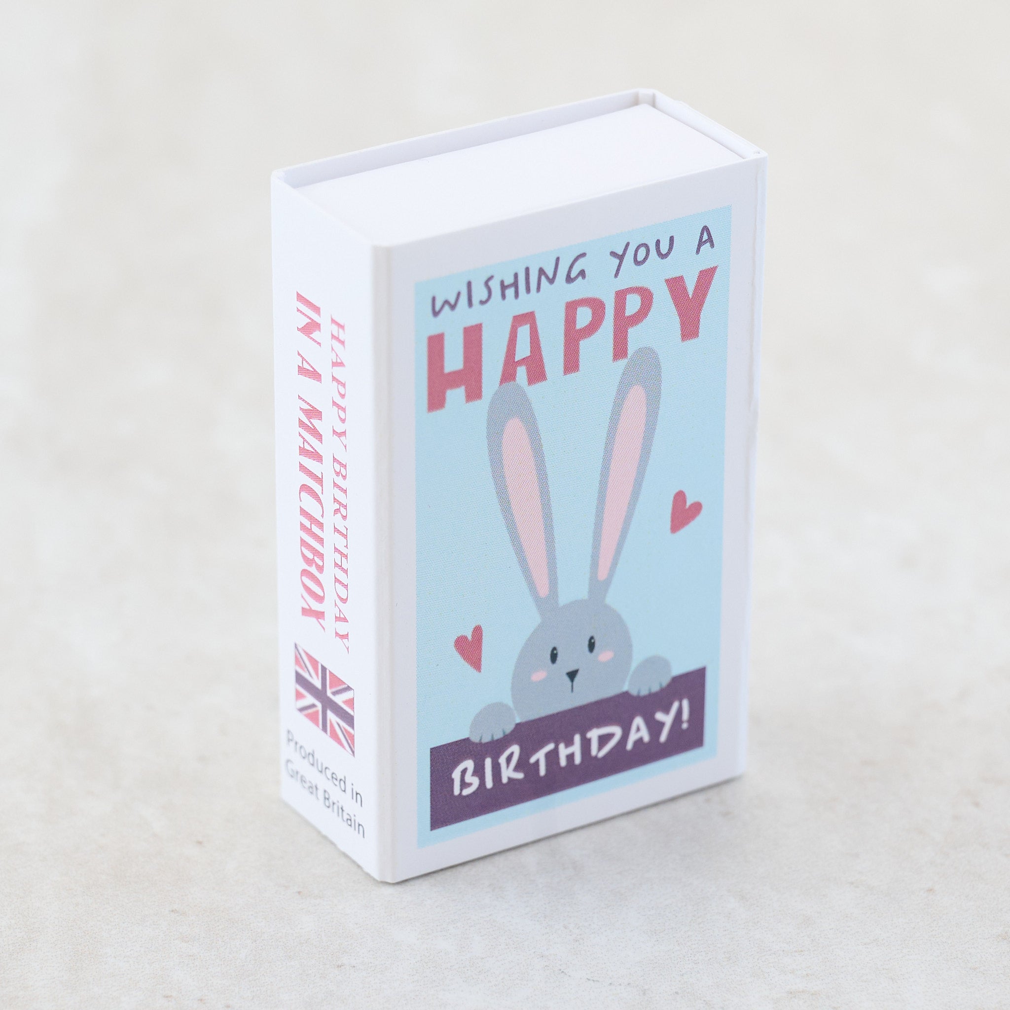 Happy Birthday Another Grey Hare! In A Matchbox
