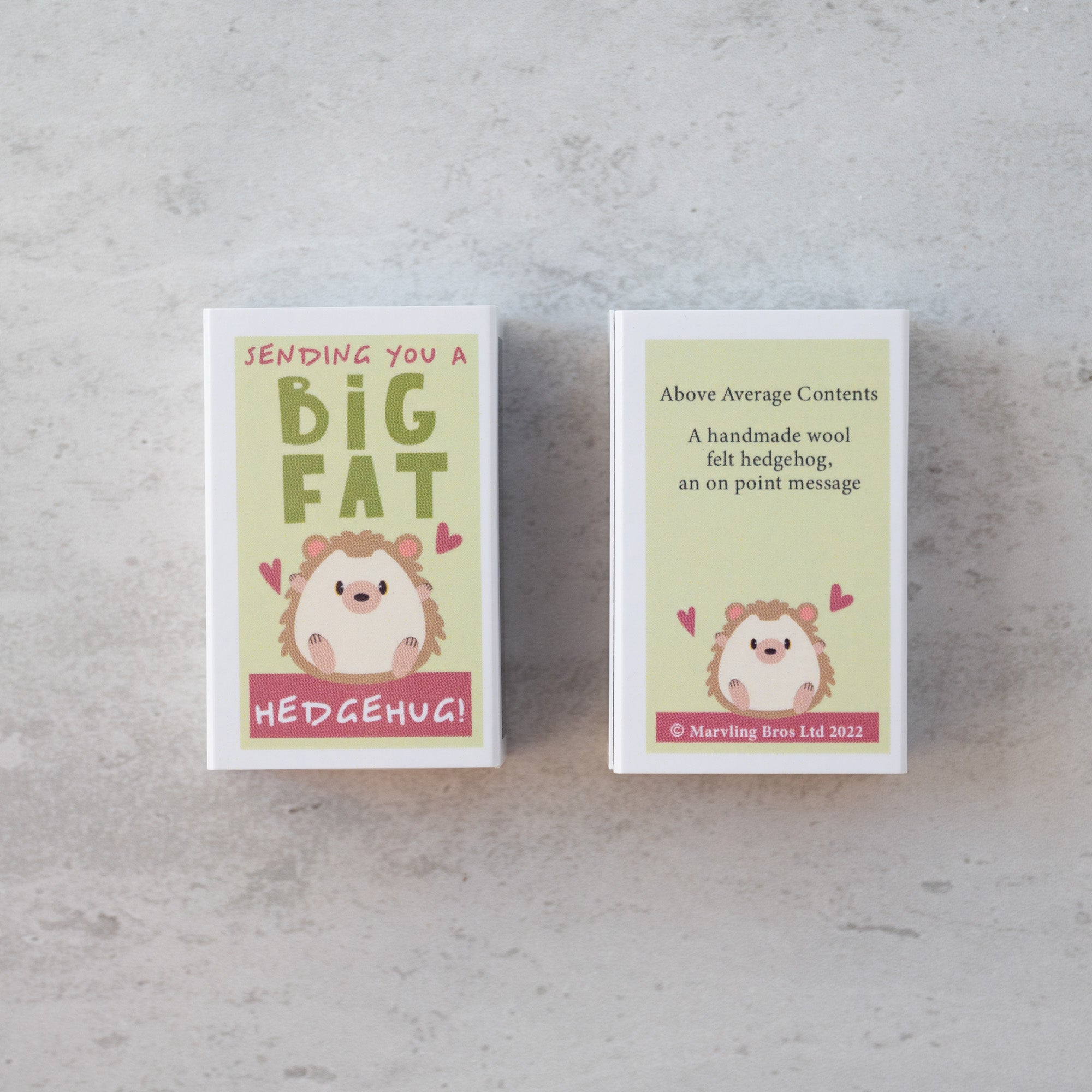 Sending You A 'Hedgehug' In A Matchbox