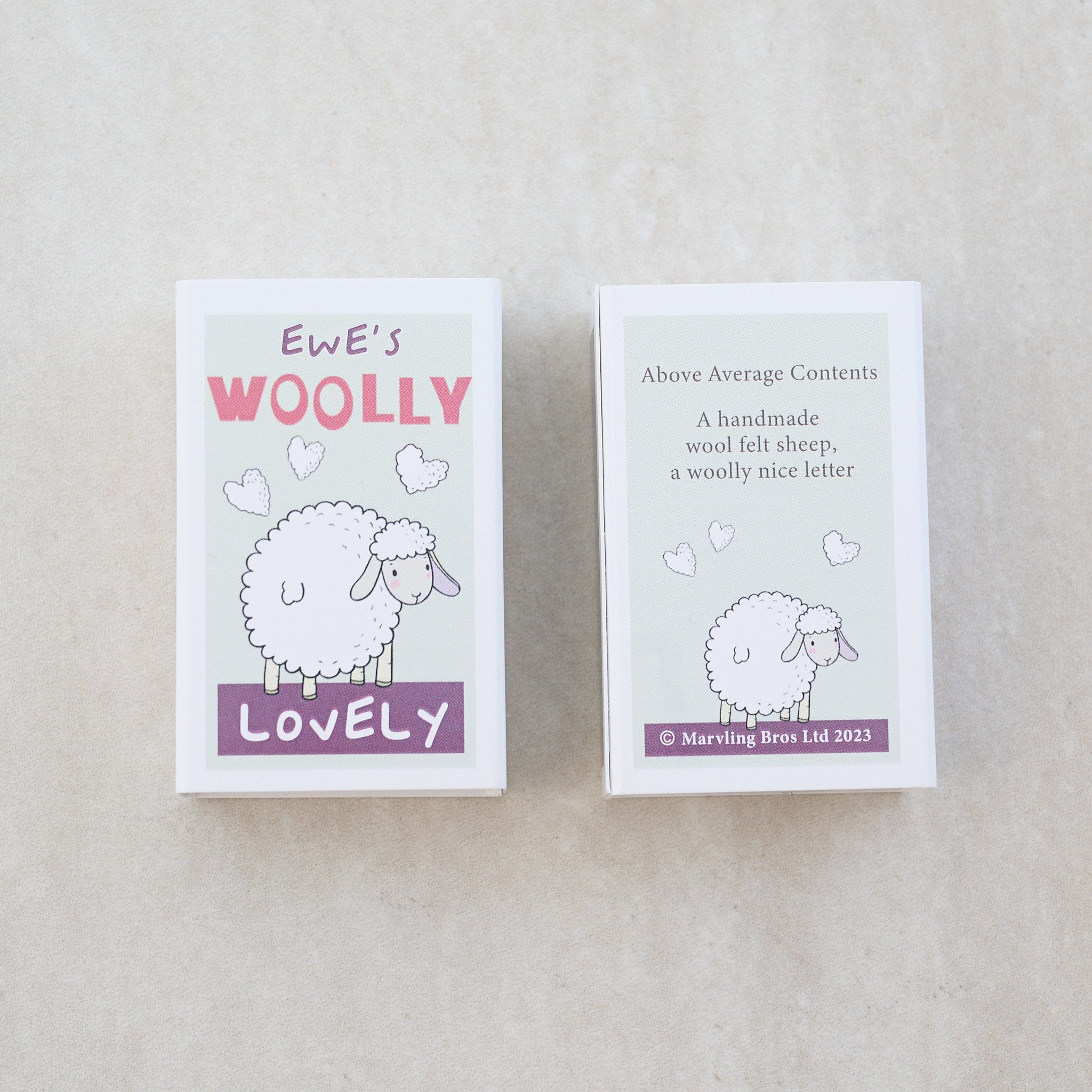 Ewe's Woolly Lovely In A Matchbox