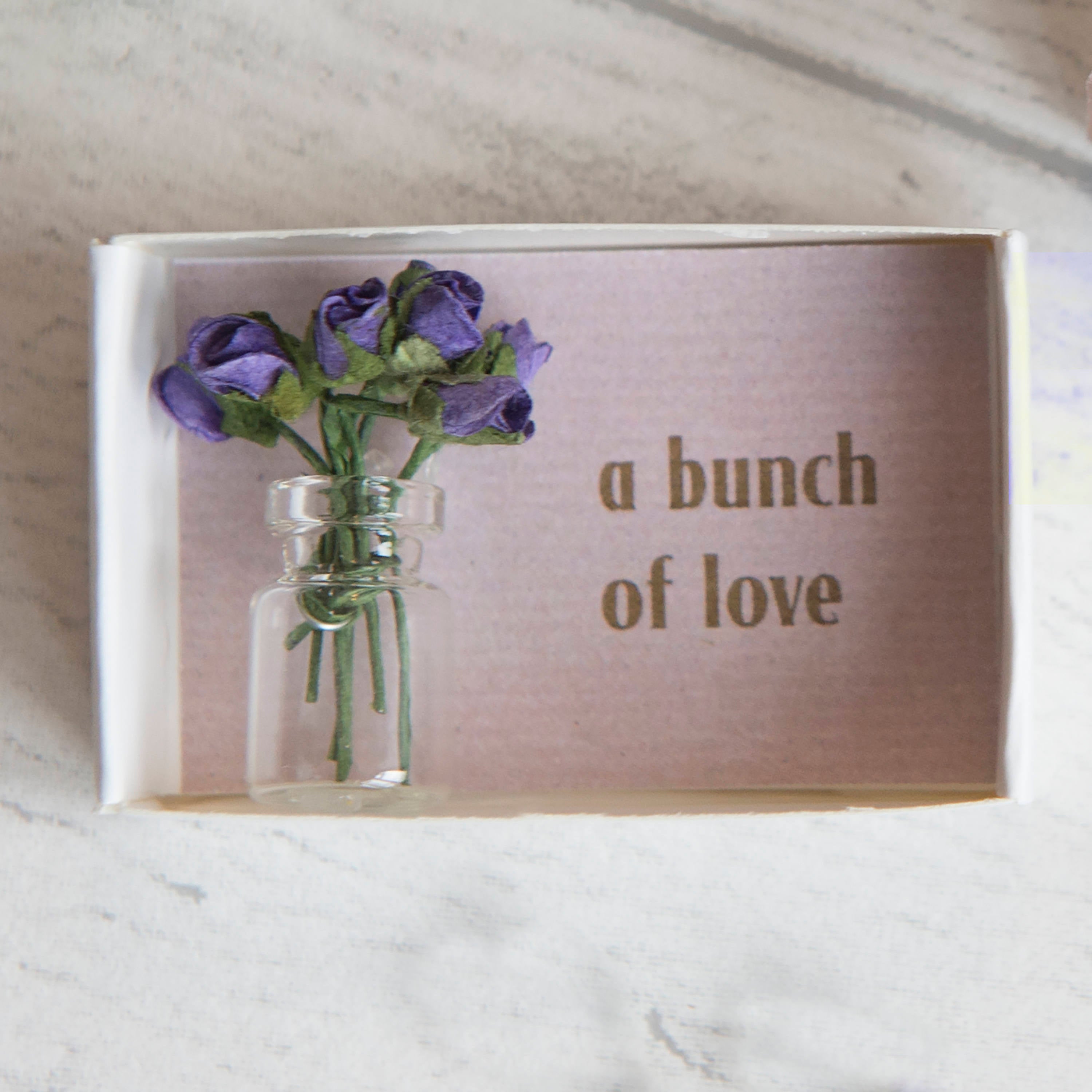 Get Well Soon Miniature Handmade Bouquet Of Paper Roses