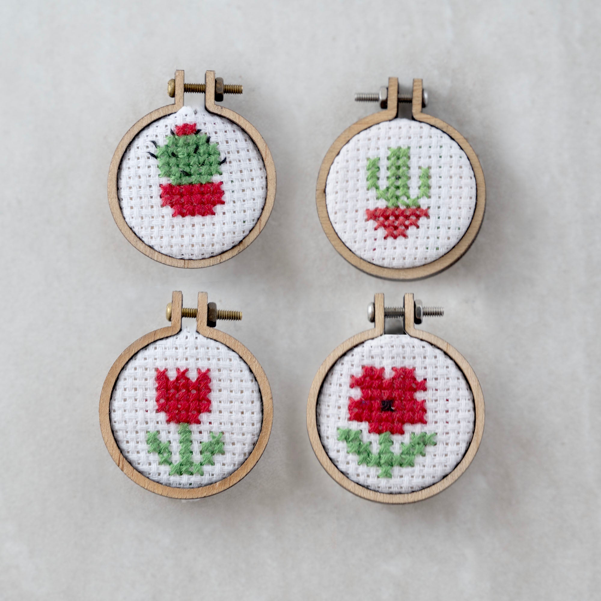 Pricking Perfect Hoop Cross Stitch Kit In A Matchbox