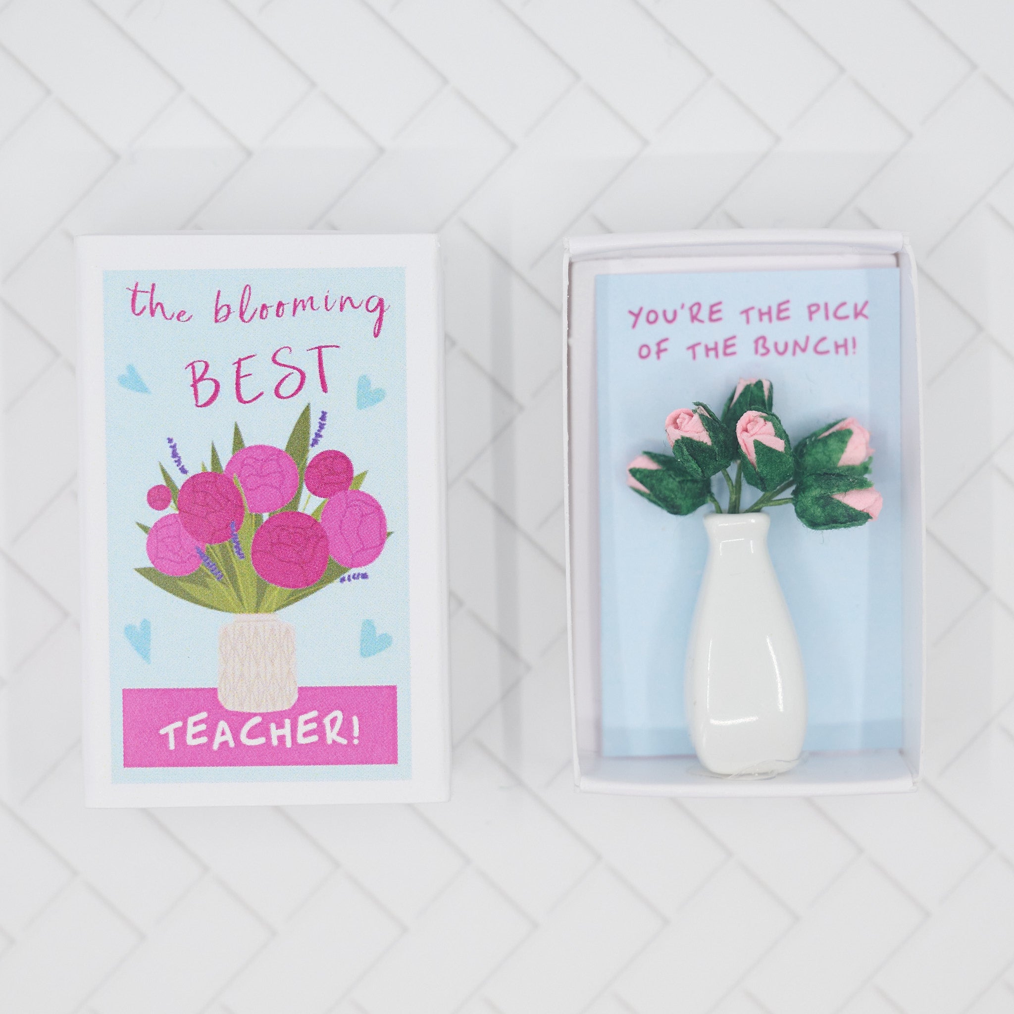 Blooming Best Teacher In A Matchbox