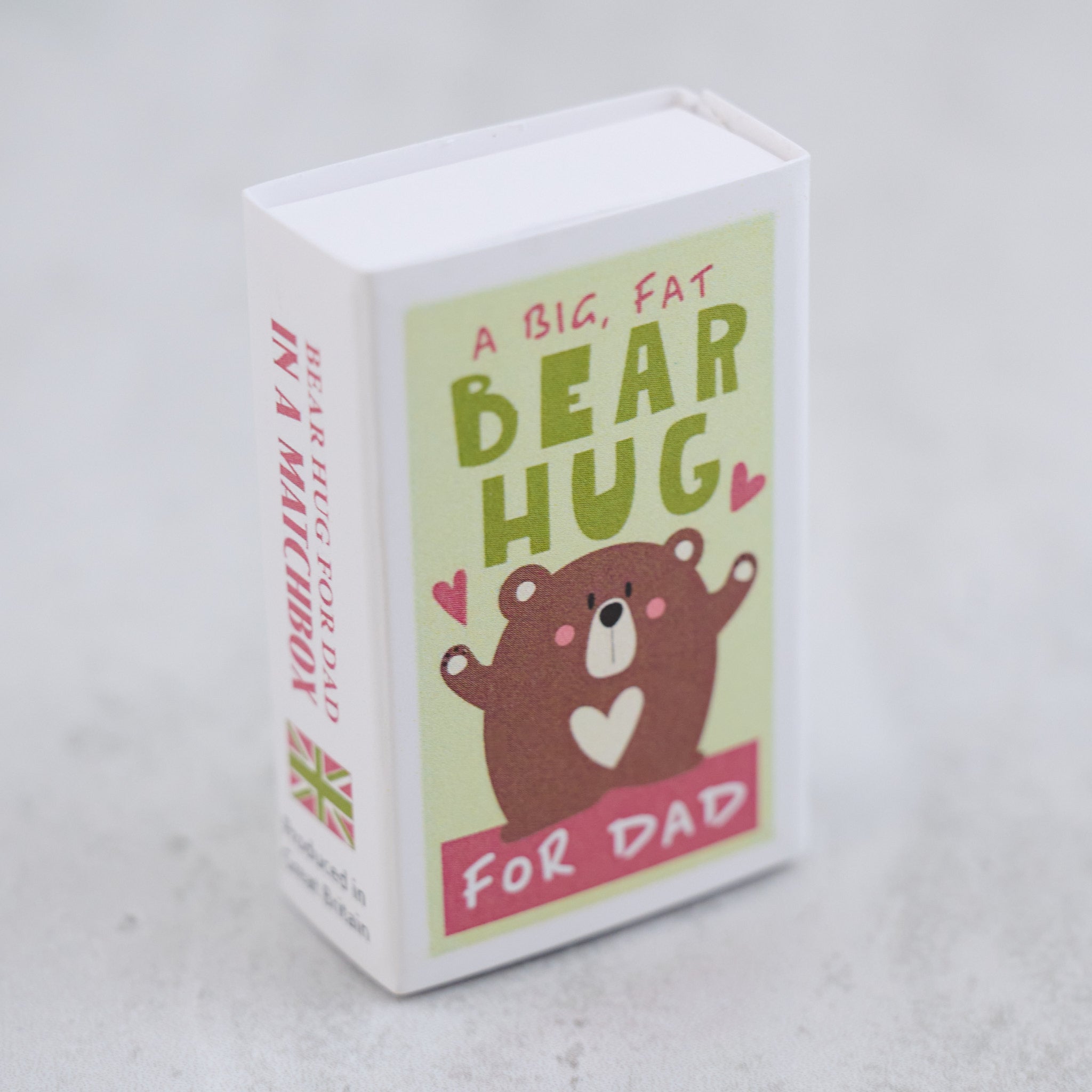 Big Bear Hug For Dad In A Matchbox