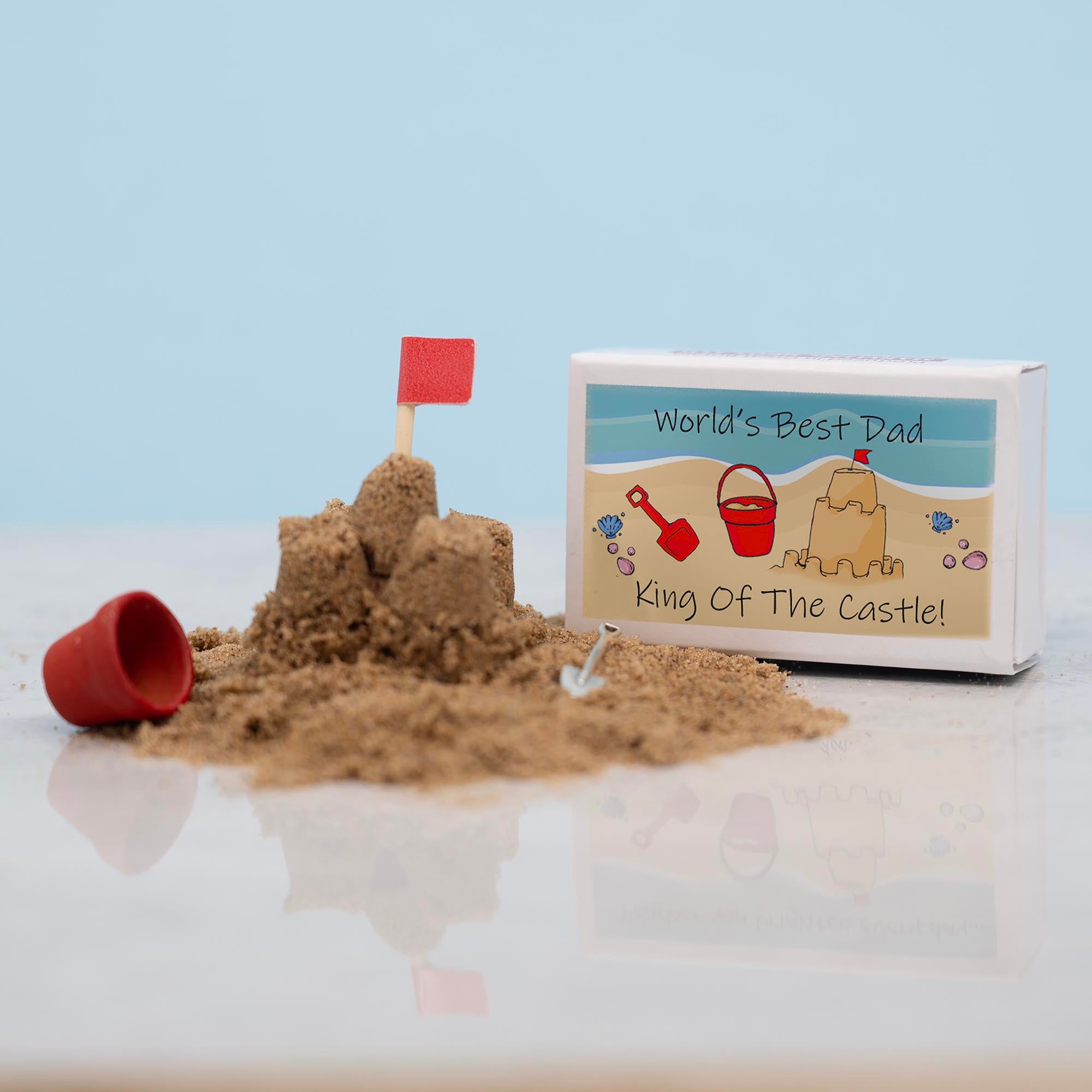 Dad King Of The Castle Make A Mini Sandcastle Kit